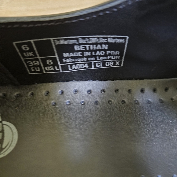 DR. MARTENS BETHAN POLISHED SMOOTH LEATHER PLATFORM SHOES - Picture 11 of 13